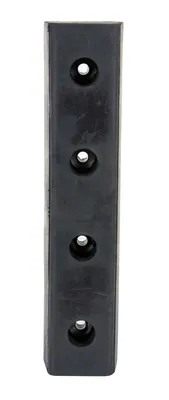 Vestil DBE-20-1 Hardened Molded Rubber Bumper - 3
