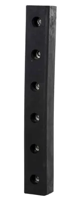 Vestil DBE-30-1 Hardened Molded Rubber Bumper 2
