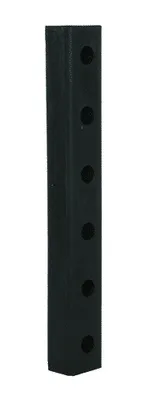 Vestil DBE-30-1 Hardened Molded Rubber Bumper