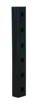 Vestil DBE-30-1 Hardened Molded Rubber Bumper