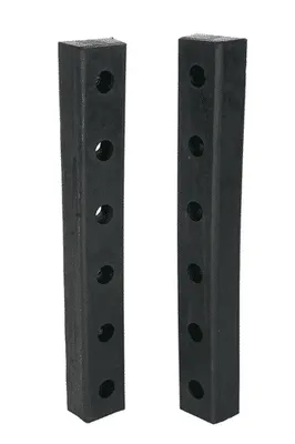 Vestil DBE-30-2 Hardened Molded Rubber Bumper