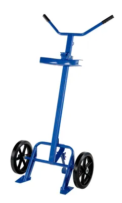 Vestil DBT-1200 Steel Barrel - Drum Truck with Rubber On Steel Wheels 2
