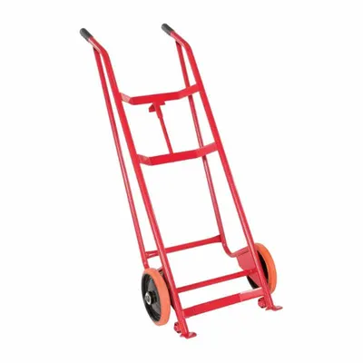 Vestil DBT-RED Steel Polyurethane Barrel/Drum Truck