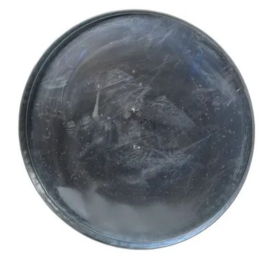 Vestil DC-245-H Galvanized Open Head Drum Cover with Handle 2