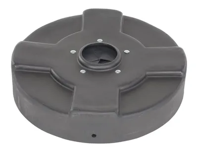 Vestil DC-P-30-CANF-BK drum lid shown from an alternate angle