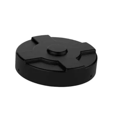 Vestil DC-P-55-BK Low-Density Polyethylene Drum Cover (1)
