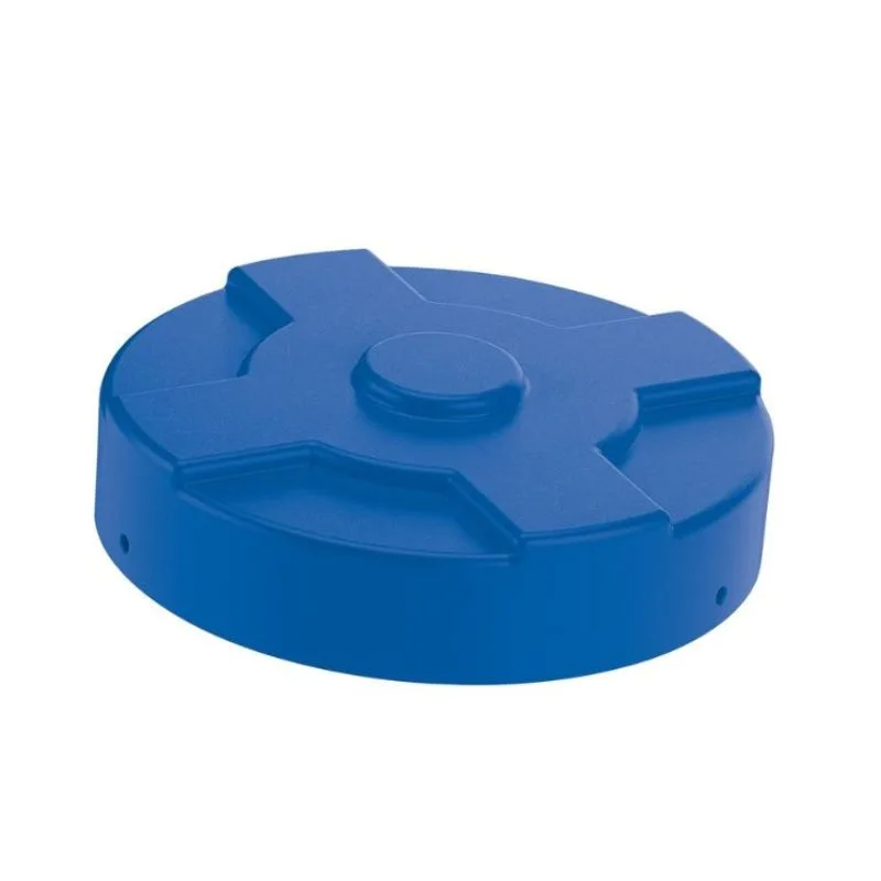 Vestil DC-P-55-BU Low-Density Polyethylene Drum Cover (1)
