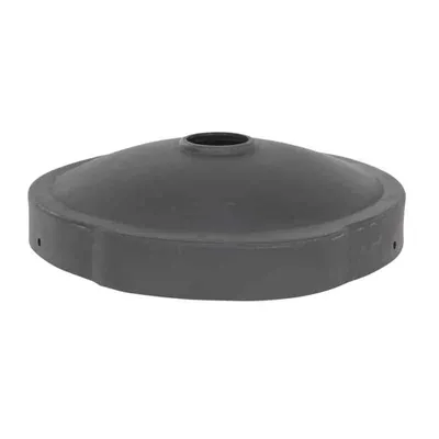Vestil DC-P-55-CAN-UF-BK Low-Density Polyethylene