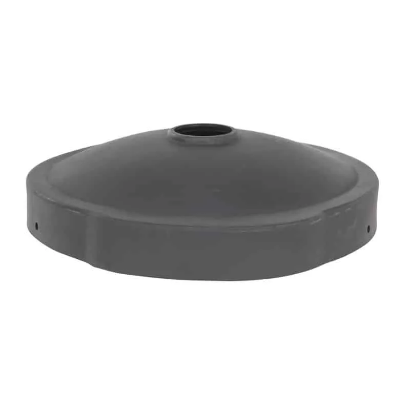 Vestil DC-P-55-CAN-UF-BK Low-Density Polyethylene