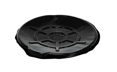 Vestil DC-TPO-B Polyethylene Drum Cover Open Head 2