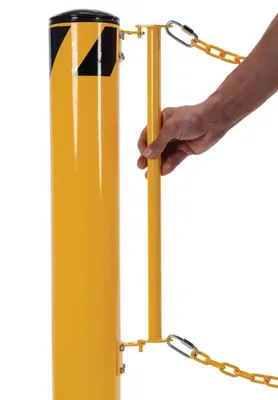 Vestil DCBB-42-4.5 Steel Dock Chain Barrier Bollard 7