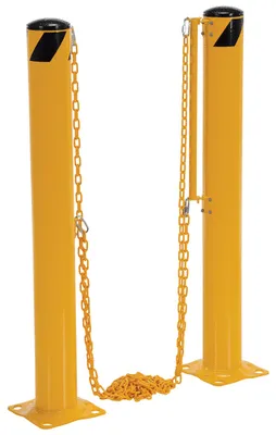 Vestil DCBB-42-4.5 Steel Dock Chain Barrier Bollard