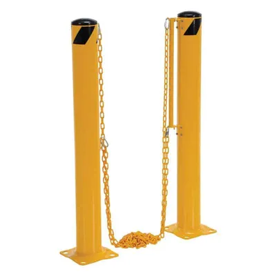 Vestil DCBB-42-4.5 Steel Dock Chain Barrier Bollard