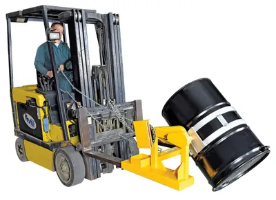 Vestil DCR-205-15 Fork Truck Drum Carrier Rotator For Steel Drums 6