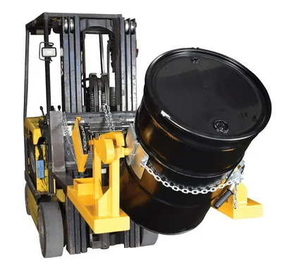 Vestil DCR-205-8 Fork Truck Drum Carrier-Rotator For Steel Drums 5