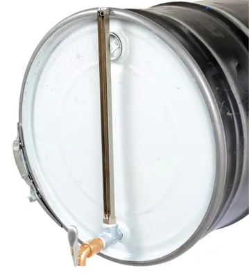 Vestil DGLI-4 Steel Horizontal Drum Gauge Level Indicator Fits 5