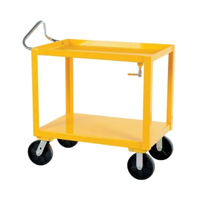 Vestil DH-PH4-2460 Heavy Duty Ergo Handle Cart with GFN Casters and Drain