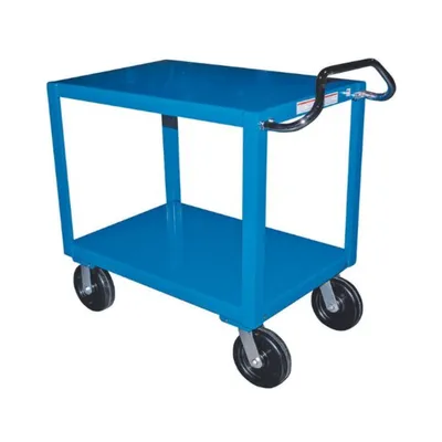 Vestil DH-PH4-3460 Heavy Duty Ergo Handle Cart with GFN Casters