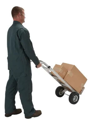 Vestil DHHT-500A Aluminum Dual Handle Hand Truck 7