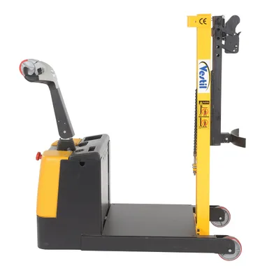 Vestil DRLT-CB-54-PDPL Steel Powered Drive Powered Lift Counter Balanced Drum Stacker 4