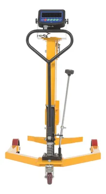 Vestil DRUM-55-SCL Steel Ergonomic Drum Truck with Scale 4