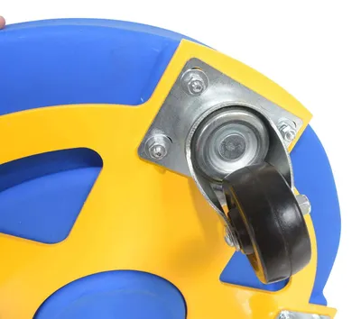 Vestil DRUM-DP-HD-30-BU Polyethylene Heavy Duty Drum Dolly