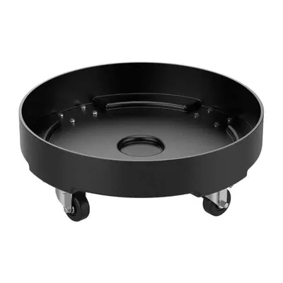 Vestil DRUM-DP-LD-30-BK Polyethylene Light Duty Drum Dolly