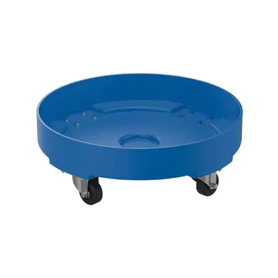 Vestil DRUM-DP-LD-55-BU Polyethylene Light Duty Drum Dolly