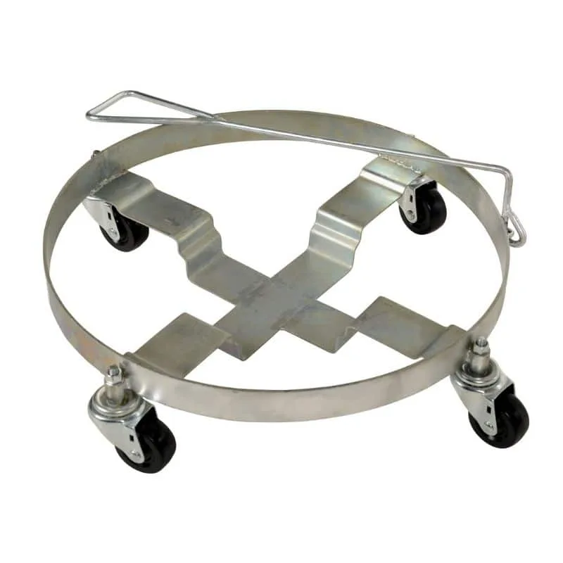 Vestil DRUM-DRH-HR Steel Mobile Drum Dolly with Handle