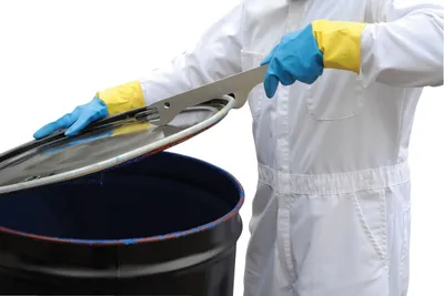 Vestil DRUM-PLB shown from an alternate angle