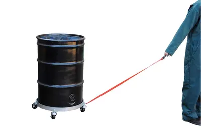 Vestil DRUM-QUAD-C Cast Iron Multi Purpose Quad Drum Dolly