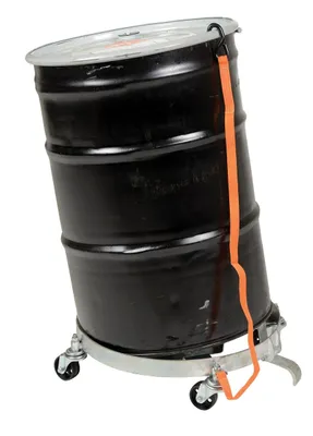 Vestil DRUM-QUAD-C-TLT Steel Multipurpose Tilting Drum Dolly
