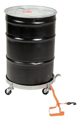 Vestil DRUM-QUAD-C-TLT Steel Multipurpose Tilting Drum Dolly
