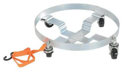 Vestil DRUM-QUAD-H Steel Multipurpose Drum Dolly