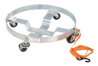 Vestil DRUM-QUAD-H Steel Multipurpose Drum Dolly