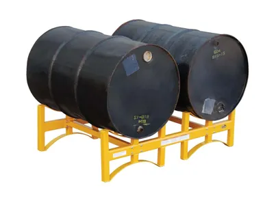 Vestil DRUM-RACK-2 shown from an alternate angle