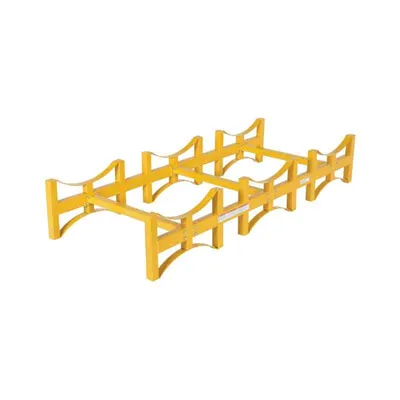 Vestil DRUM-RACK-3 Steel Stackable Drum Rack
