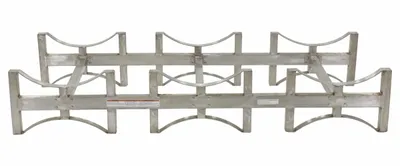 Vestil DRUM-RACK-3-SS shown from an alternate angle
