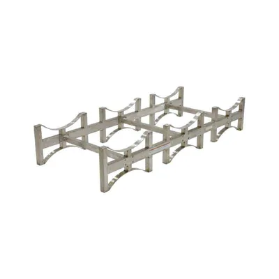 Vestil DRUM-RACK-3-SS Stainless Steel Stackable Drum Rack