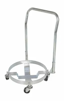 Vestil DRUM-TRI-C-HDL Steel Drum Dolly With Handle Three Tier
