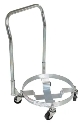 Vestil DRUM-TRI-C-HDL Steel Drum Dolly With Handle Three Tier