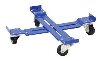 Vestil DRUM-X-H Drum Dolly-Adjustable with Hard Rubber