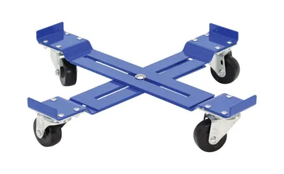 Vestil DRUM-X-H Drum Dolly-Adjustable with Hard Rubber