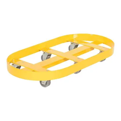 Vestil DRUM-X2-30-GFN Double Drum Dolly with Glass Filled Nylon Casters