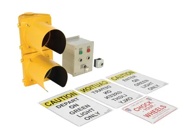 Vestil DTS-10 Aluminum Dock Traffic System 1