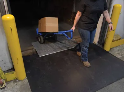 Vestil E-4830 loading dock equipment shown from an alternate angle