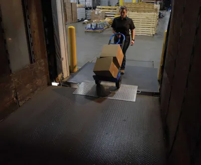 Vestil E-4830 loading dock equipment shown from an alternate angle