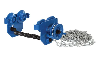 Vestil E-MT-1-C Steel Geared Eye Manual Trolley 1
