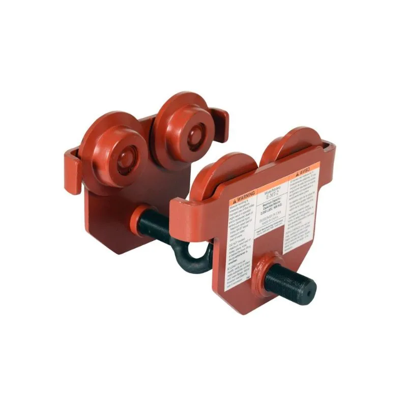Vestil E-MT-2 Steel Push Eye Manual Trolley