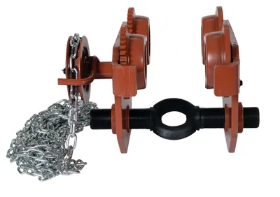 Vestil E-MT-6-C Steel Geared Eye Manual Trolley 2